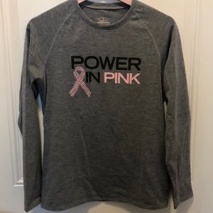 NWOT Under Armour Power In Pink top 🎀